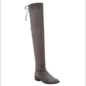 Stuart Weitzman Lowland grey suede boot